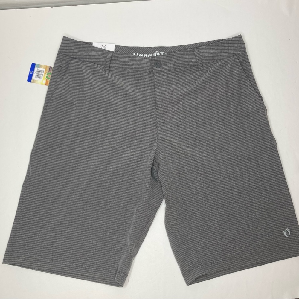 Hang Ten Daybreak men’s  hybrid short Gray size 36 NWT